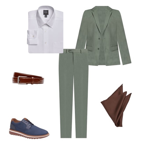 Vintage STEFANO RICCI Brown Silk Pocket Square 12”x12” - Picture 7 of 7